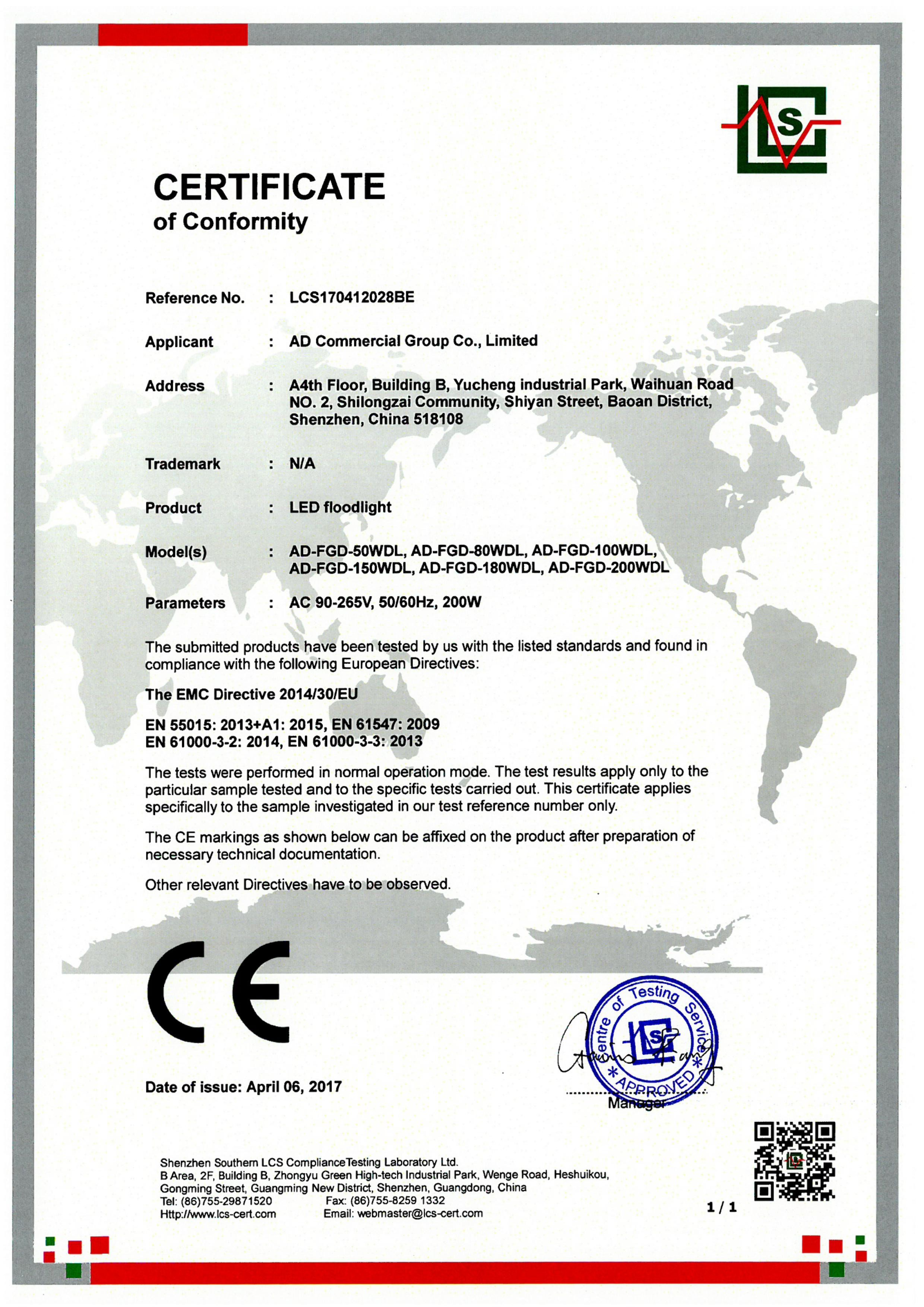 China Shenzhen RIYUEGUANGHUA Technology Co., Limited Certificaciones
